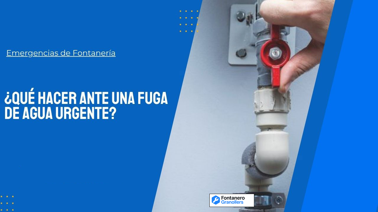 Fuga de agua urgente