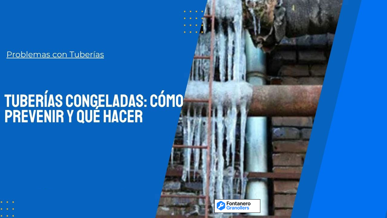 Tuberías congeladas en invierno